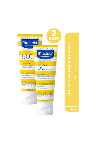 Mustela Güneş Losyonu Spf50 40 ML x 2