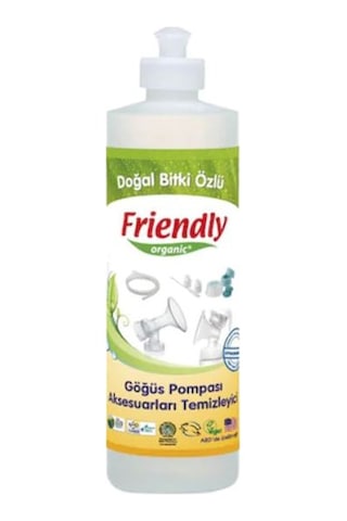 Friendly Organic Göğüs Pompası ve Aksesuarları Temizleyici 473 ML