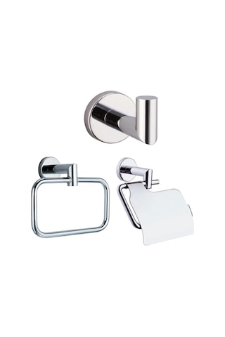 VitrA Minimax Krom 3 Parça Aksesuar Seti Krom