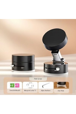 Mıknatıslı Katlanabilir Telefon Tutucu - Torpido Ve Cam Uyumlu 58202201