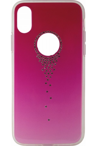 Comma Apple Uyumlu  iPhone Xs Taşlı Seri Arka Koruma Kılıf
