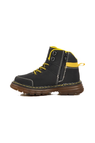 Siyah Fermuarlı Unisex Çocuk Bot Cane F Siyah