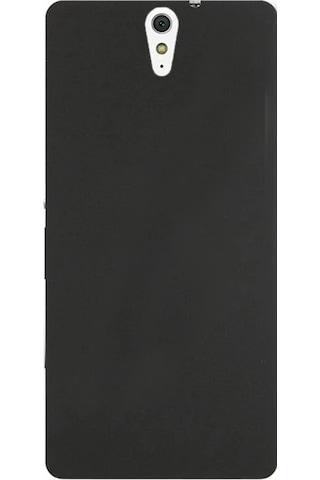 Zore Sony Xperia C5 Kılıf Msra Premier Silikon Kapak - Siyah Siyah