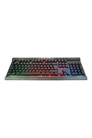 Rampage BYGAME-K2 Rainbow Aydınlatmalı Multimedia Oyuncu Klavye