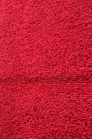 Kuaförler İçin Yüksek Emici A Kalite Baş Havlusu 90x50 Cm Kırmızı Siyah