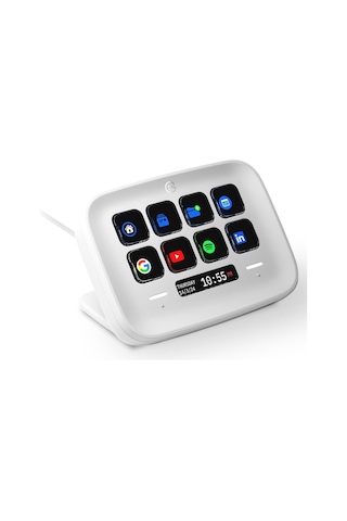 Elgato Stream Deck Neo - 8 Özelleştirilebilir Tuş, 2 Temas Noktası, Görevler Ve İş Akışlarında Hız - Kontrol Word, Excel, Powerpoint, Ekipler, Yakınlaştırma, Spotify ...-123838