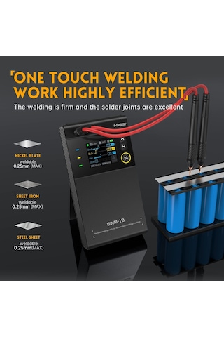 Fnirsi Swm-10 Taşınabilir Akıllı Renkli Ekran Nokta Pil Punta Mak
