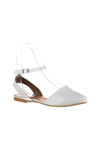 Fox Shoes Beyaz Kadın Babet D726226209 Beyaz
