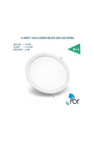 15 Watt Sıva Altı Led Panel Aydınlatma Beyaz Işık Enerji Tasarruflu Sıva Altı, Tavan Armatürü