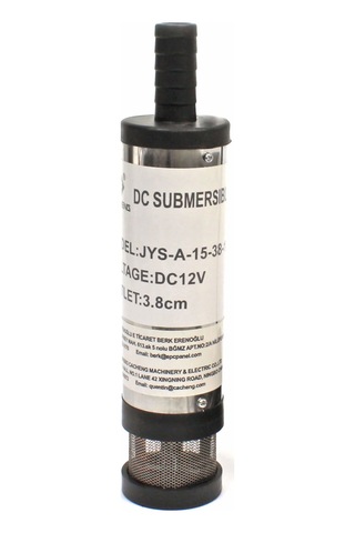 12 Volt Mazot Yağ Aktarma Pompası, Dc Mini Dalgıç Pompa Süzgeçli