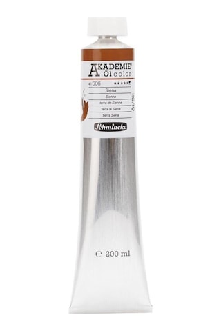 Schmincke Akademie Öl Color Yağlı Boya 200 Ml Seri 1 606 Sienna Karışık, Çok Renkli
