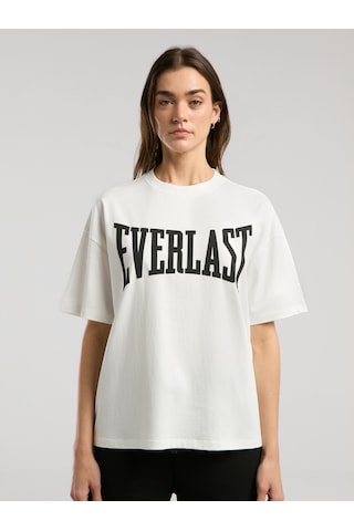 Everlast Ever Classics Wmn Oversize Beyaz Kadın Tişört Beyaz