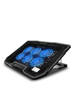 Çift Usb Li 6 Fanlı Sessiz Laptop Soğutucu Standı 15.6 İnç