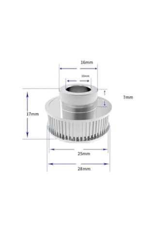 Sanec-Gt2 Zamanlama Kasnağı 40 Diş 10 Mm