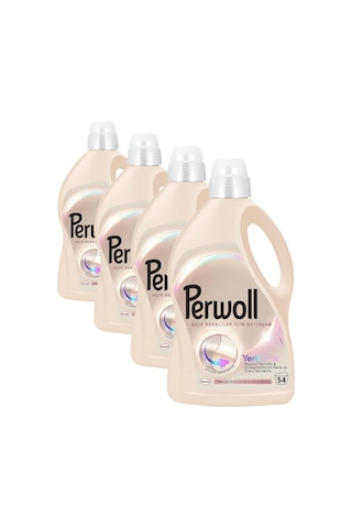 Açık Renkliler Sıvı Çamaşır Deterjanı 2.97 Litre, 3l, 54 Yıkama 4 Paketi