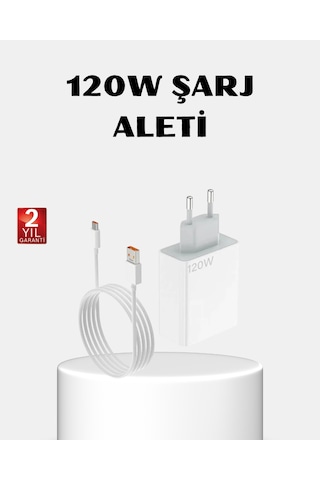 120w Type-c Hızlı Şarj Adaptörü - Akıllı Koruma Ve Turbo Güç Desteği