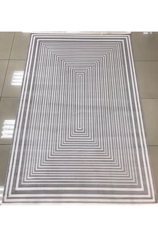 Merinos Halı Arden 72821 096 Serisi Akrilik Salon Oturma Yatak Odası Halısı Gri Krem