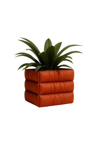 Sofistike Kare Saksı Dekoratif Özel Tasarım