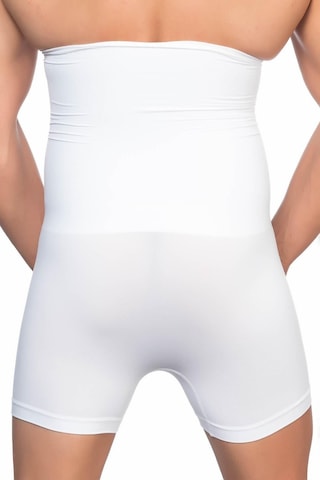 Moon Wear Beyaz Mı Emay E1005 Erkek Yüksek Bel Double Boxer Korse Beyaz