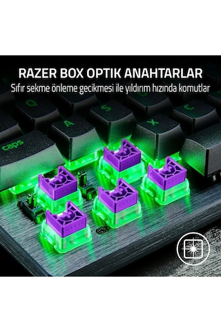 Huntsman V3 X Tenkeyless Anahtar - Espor İçin Optik Klavye - Sayısal Tuş Takımı Tasarımı Yok - Programlanabilir Tuşlar - Rgb Teknolojili - Qwerty -düzen Sku: Smg8690010050236