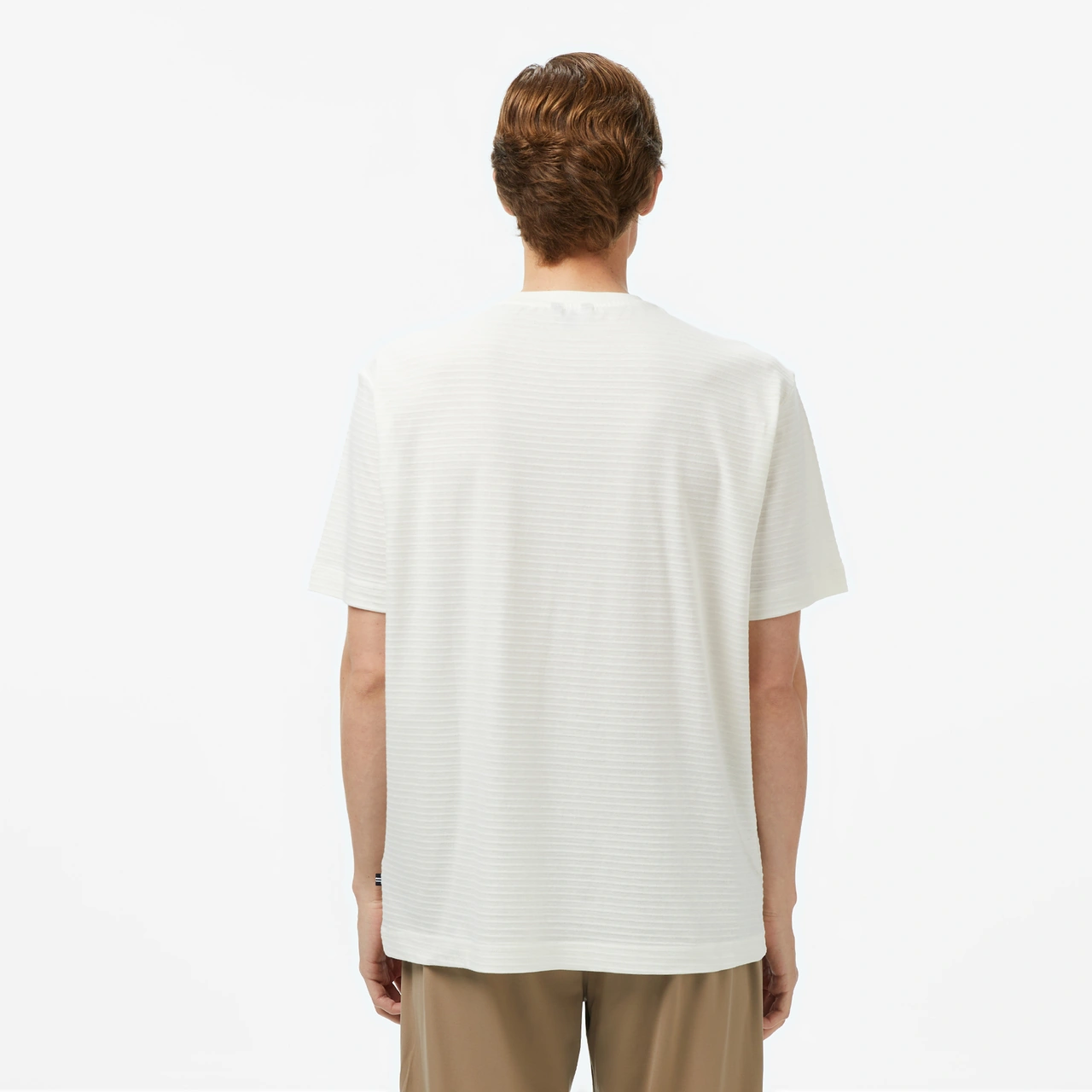 Nautica Erkek Krem Regular Fit Çizgili T-shirt Çizgili V55326t Krem