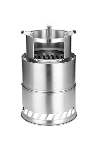 Maoyaya Kamp Ocağı - Paslanmaz Çelik Kısa Boy Mangal Çok Renkli Çok Renkli