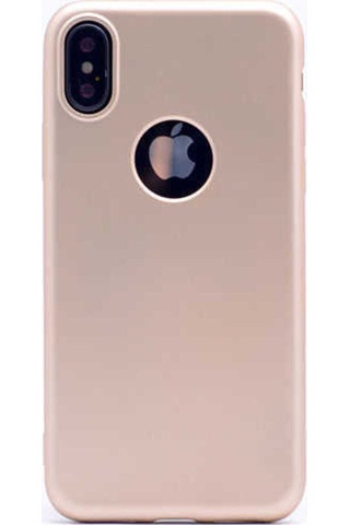 Apple Uyumlu iPhone Xs Max 6.5 Kılıf Zore Premier Silikon Kapak Rose Gold