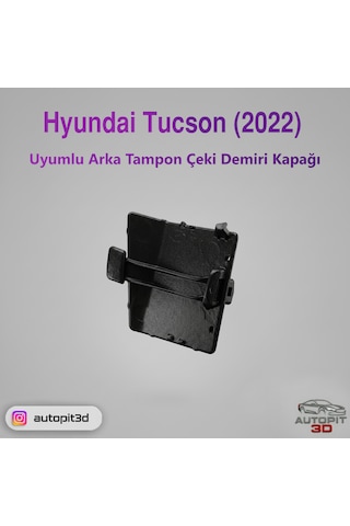 Hyundai Tucson 2022 Uyumlu Arka Tampon Çeki Demiri Kapağı