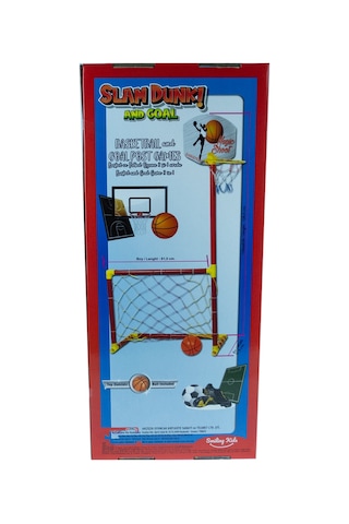 Oyuncak Futbol Kalesi Basketbol Potası Set