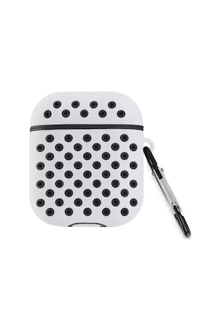 Newface Apple Airpods Uyumlu, 2 2.nesil Spor Delikli Kılıf - Gri-siyah
