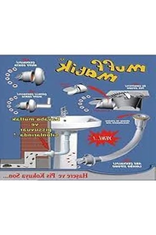 Çekvalfli Adaptör Conta - Ø50 Lavabo Ve Evye Gideri İçin 0.2mm Kenar Kalınlığı