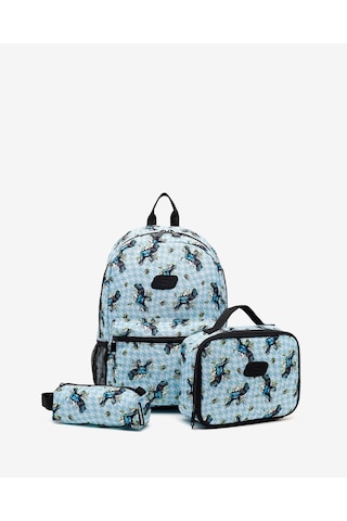 Skechers B Utılıty Backpack Set Büyük Erkek Çocuk Haki Sırt Çantası Skch8357-rex