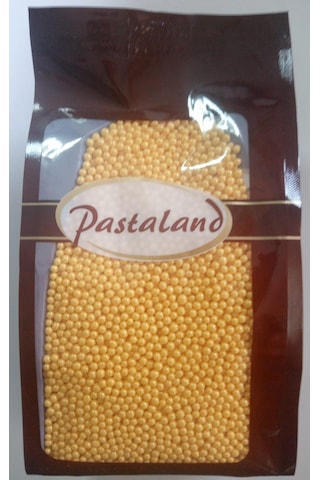 Pastaland Pasta Süsü Boncuk Altın Yaldız 1 Kg