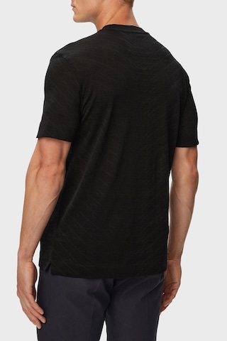 Boss Jakarlı Logolu Regular Fit Bisiklet Yaka T Shirt Erkek T Shirt 50565175 001 Siyah
