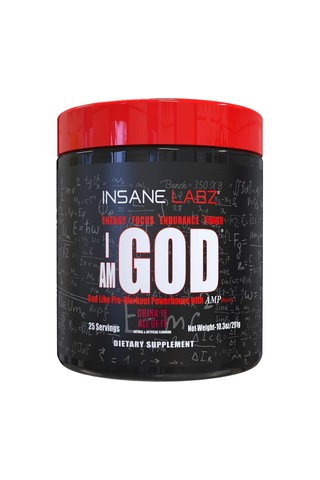 Insane Labz I Am God Preworkout Creatine And Dmae Growth