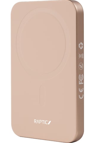 Raptic S4 Aramid-skin M-safe Özellikli Ultra İnce Powerbank 15w 5000mah Kahverengi Kahverengi