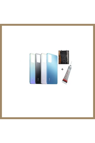 Kahveci.store Redmi Note 12 Pro Arka Batarya Kapağı ,batarya Ve 22 Çok Renkli