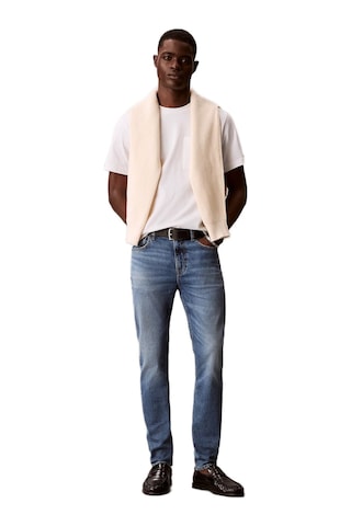 Calvin Klein Lv04rf742g Slim Taper Erkek Jean Pantolon Mavi
