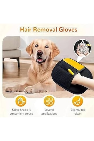 Kp Kedi Köpek Tüy Toplama Eldiveni Masaj Etkili Yıkanabilir & Pratik Kullanım