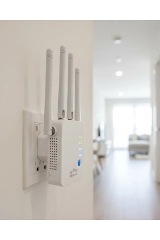 4 Antenli Wifi & İnternet Güçlendirici Mini Router Geniş Kapsama,sinyal Güçlendirici