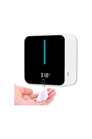 Xindoker Otomatik Köpüklü Sabun Dispanseri - 400ml Led Ekranlı, Dokunmatiksiz, Duvar Tipi Köpük Sabun Diğer