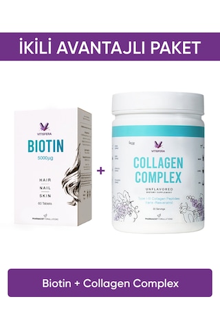 Ikili Avantajlı Paket 4 Biotin + Collagen Complex