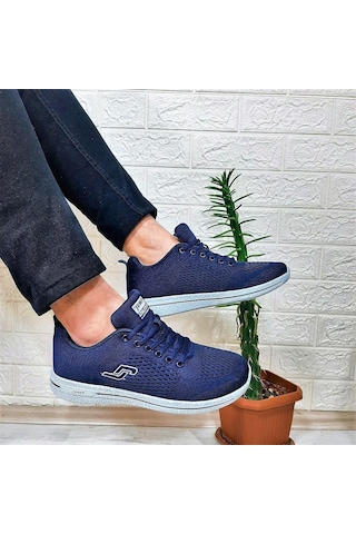 Jump 24937-24938 Lacivert Fuspetli Hafif Rahat Spor Ayakkabı 001