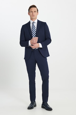 Erkek Lacı Ekstra Slim Fit Dar Kesim Kırlangıç Yaka Takım Elbise Lacı