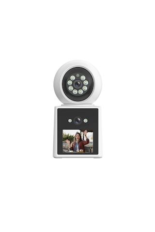 Apronx Ax-bn120 4 Mp Dual Lens 2k 2.4" Lcd Wi-fi Baby Camera