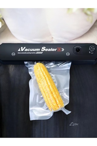 Vacuum Makinası Et Balık Gıda Vakum Ve Mühürleme Makinesi + 10 Adet Vakum Torbası