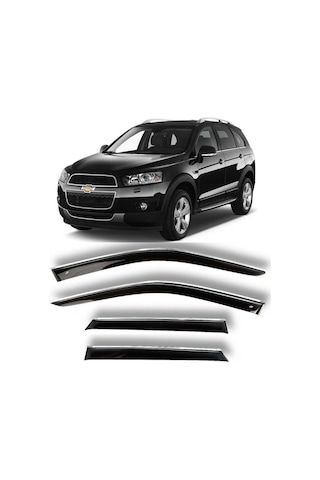Chevrolet Captiva 2006 Sonrası Kromlu Cam Rüzgarlığı 4 Lü