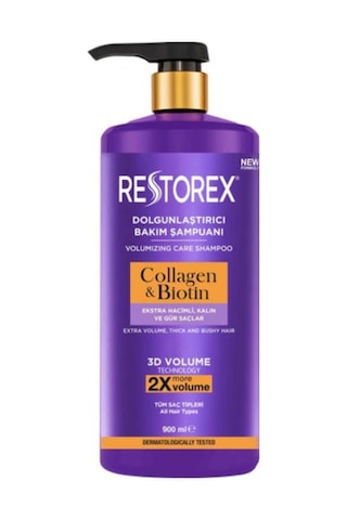 Şampuan Collagen & Biotin 900 Ml- Kalın Telli