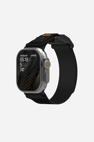 Watch Ultra 1-2 Ve Series 10/9/8/7/6 Uyumlu Mag Buckle Mıknatıslı Slim Kordon A11 Siyah
