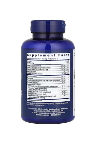 Life Extension Anti-alcohol Complex 60 Kapsül - Dmm00048